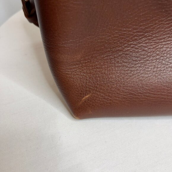 Madewell Brown Leather Bucket Bag - Picture 5 of 15